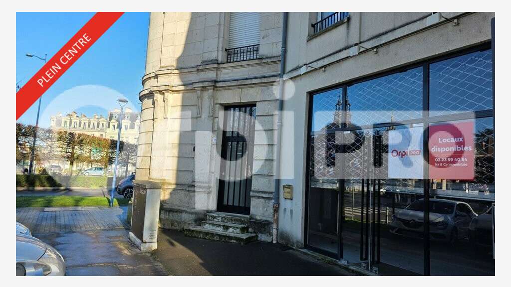 A louer local commercial 104m² à Soissons centre