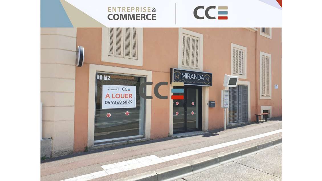A louer locaux 70m² Cannes Bas Vallombrosa