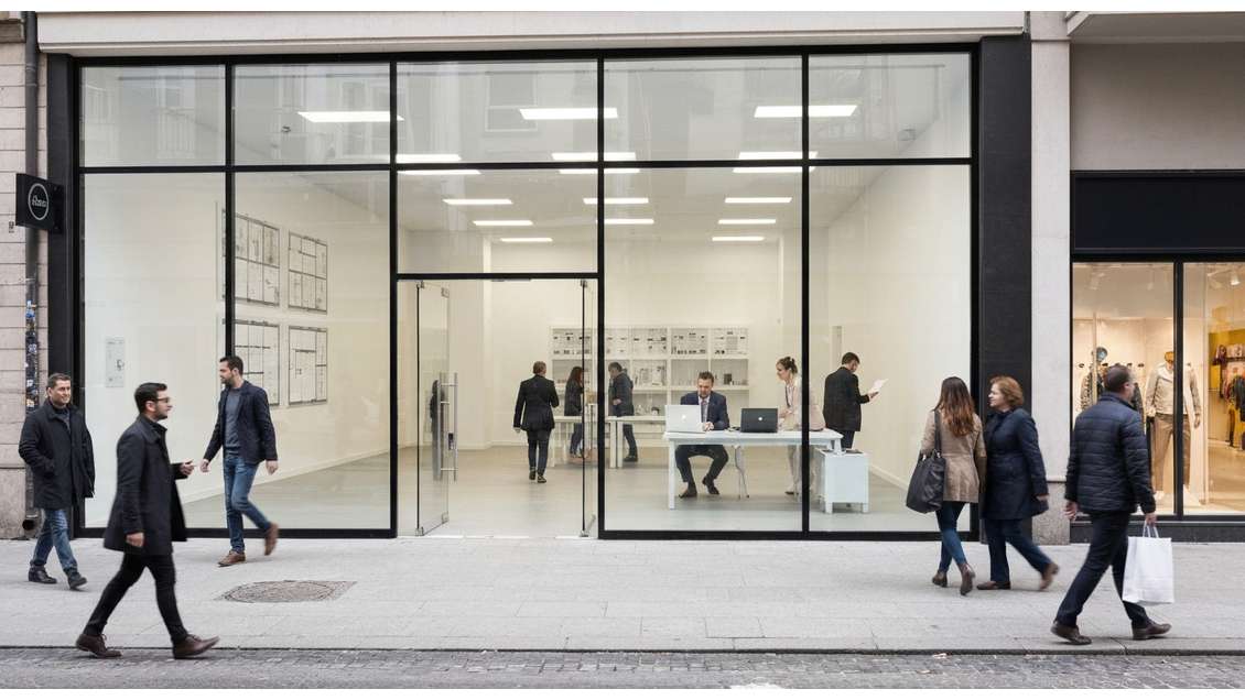 A louer locaux commerciaux neufs 142m² à Cusset
