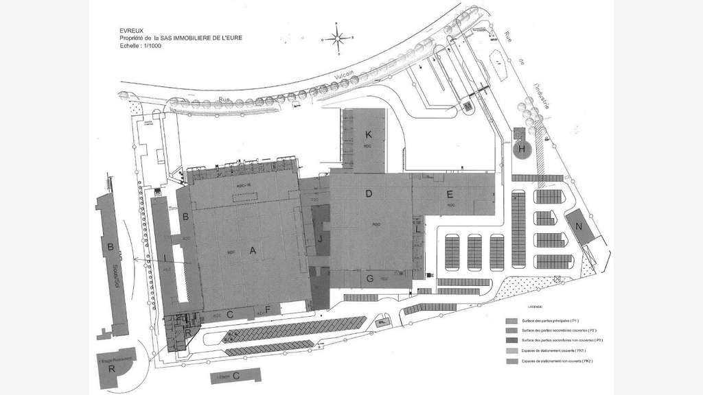 À louer locaux 25000m² div à Evreux Longbuisson