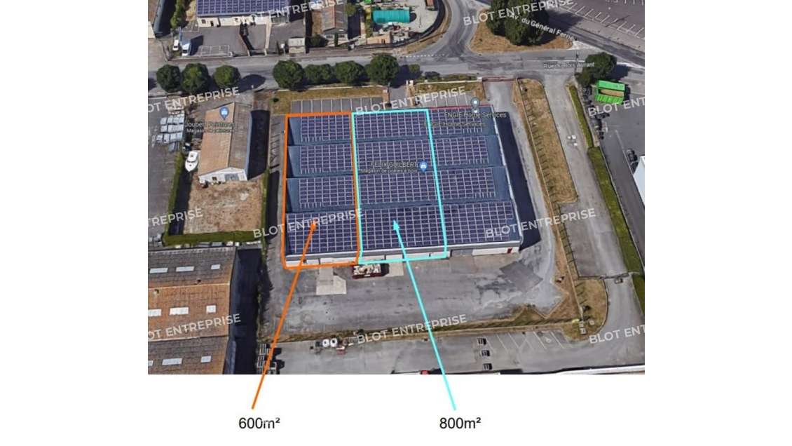 A louer deux cellules 1400m² ZI Sud Saint-Malo