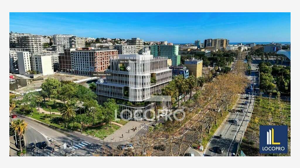 A louer bureaux 6754m² BEFA à Nice