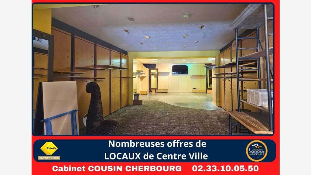 A louer local commercial d’exception à Cherbourg