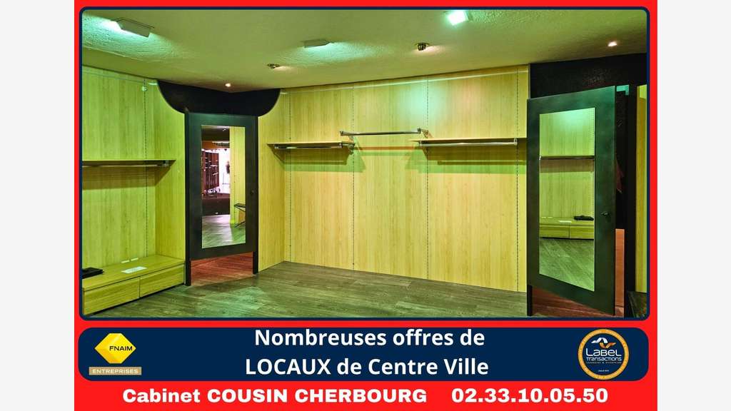 A louer local commercial d’exception à Cherbourg