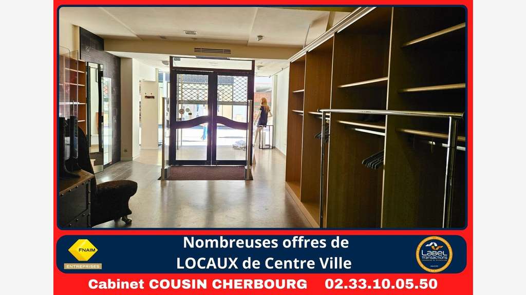 A louer local commercial d’exception à Cherbourg