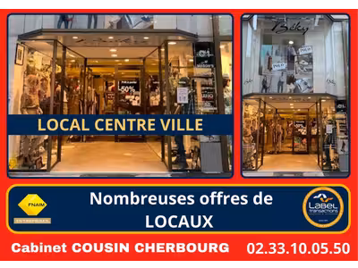Location Locaux commerciaux - Boutiques à Cherbourg-en-Cotentin