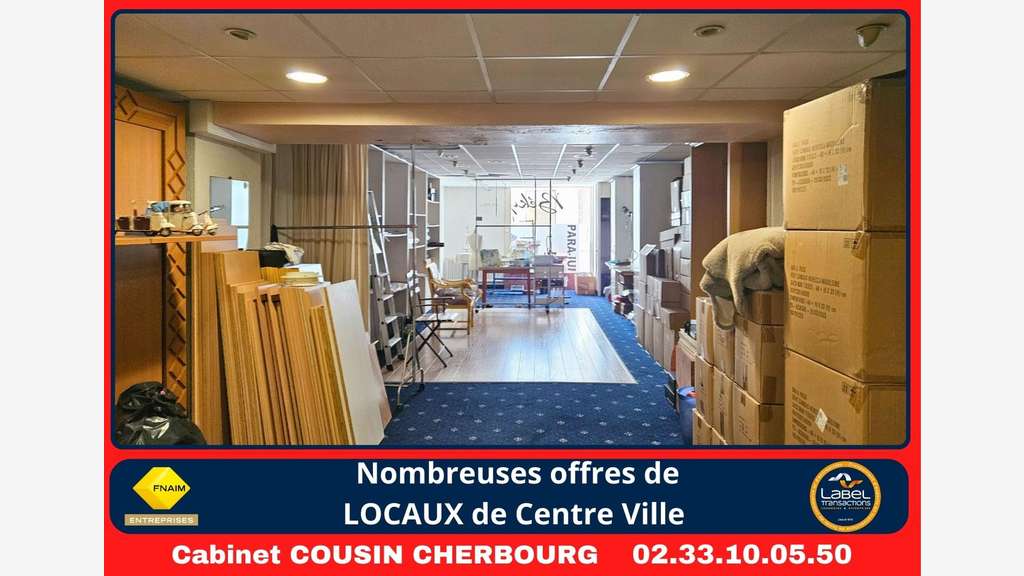A louer local commercial d’exception à Cherbourg