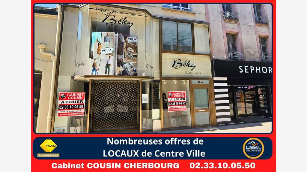 A louer local commercial d’exception à Cherbourg