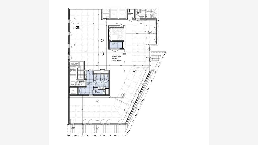 A louer plateau de bureaux 394m² au Havre