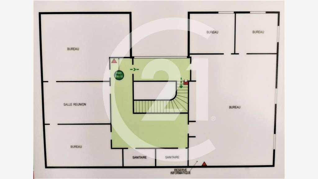 A louer plateau de bureaux de 140m² à Valence