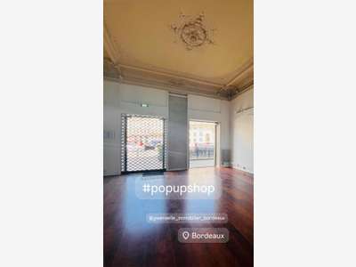 A louer pop up store 70m² à Bordeaux Triangle d'Or