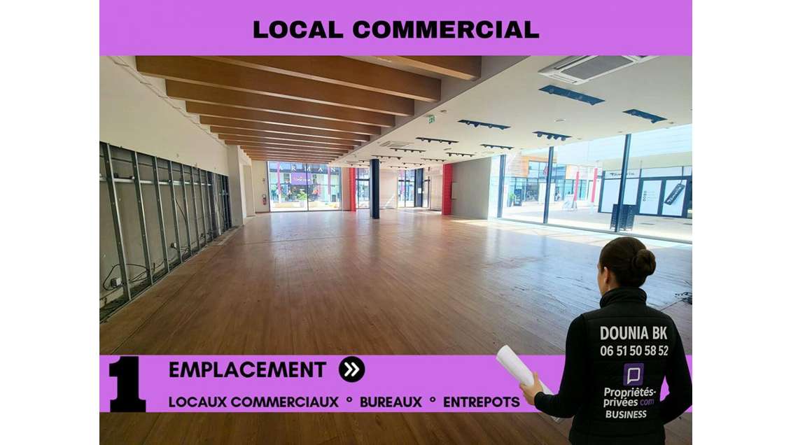 A louer local 443m² empl exceptionnel St Maximin