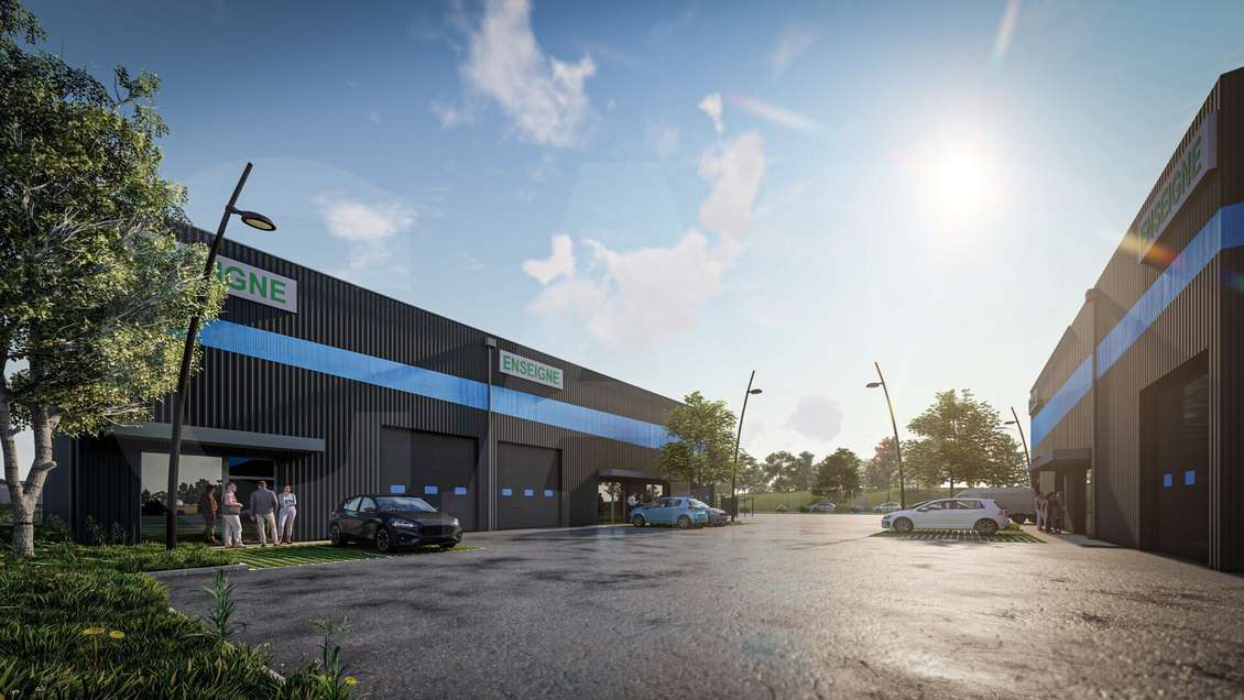 Vend bâtiments d'activités 1139m² secteur Locmine