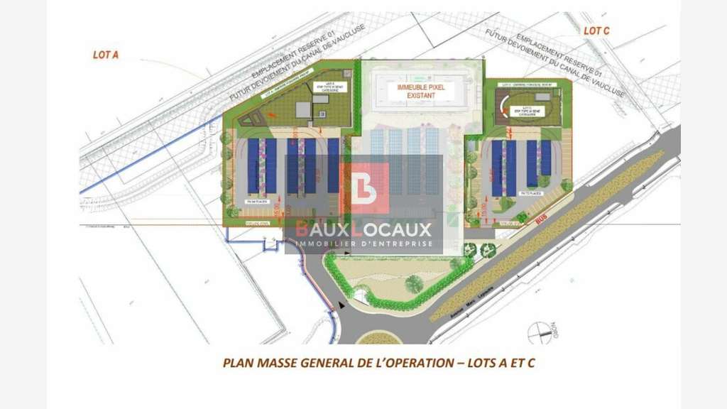 Bureaux de 283m² à louer en zc à Sorgues