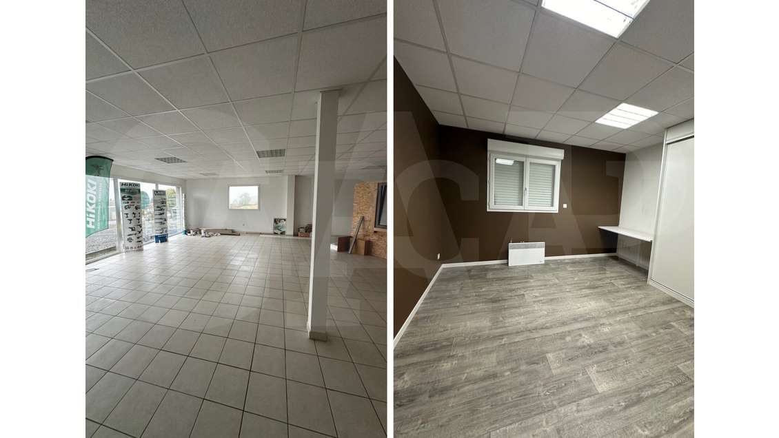 A louer bureaux 168m² zone d'activité à Yffiniac