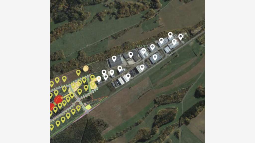 À louer terrain de 7,2 ha ZA Europolys à Baume
