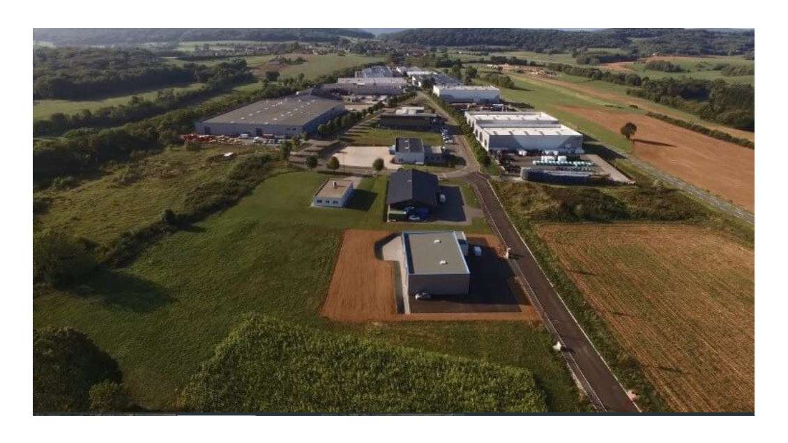 À louer terrain de 7,2 ha ZA Europolys à Baume