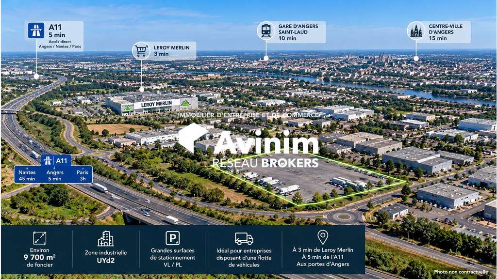 A louer terrain d'activité agglomération Angevine