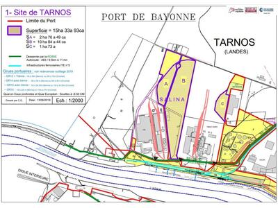 Location Terrains industriels et agricoles à Tarnos