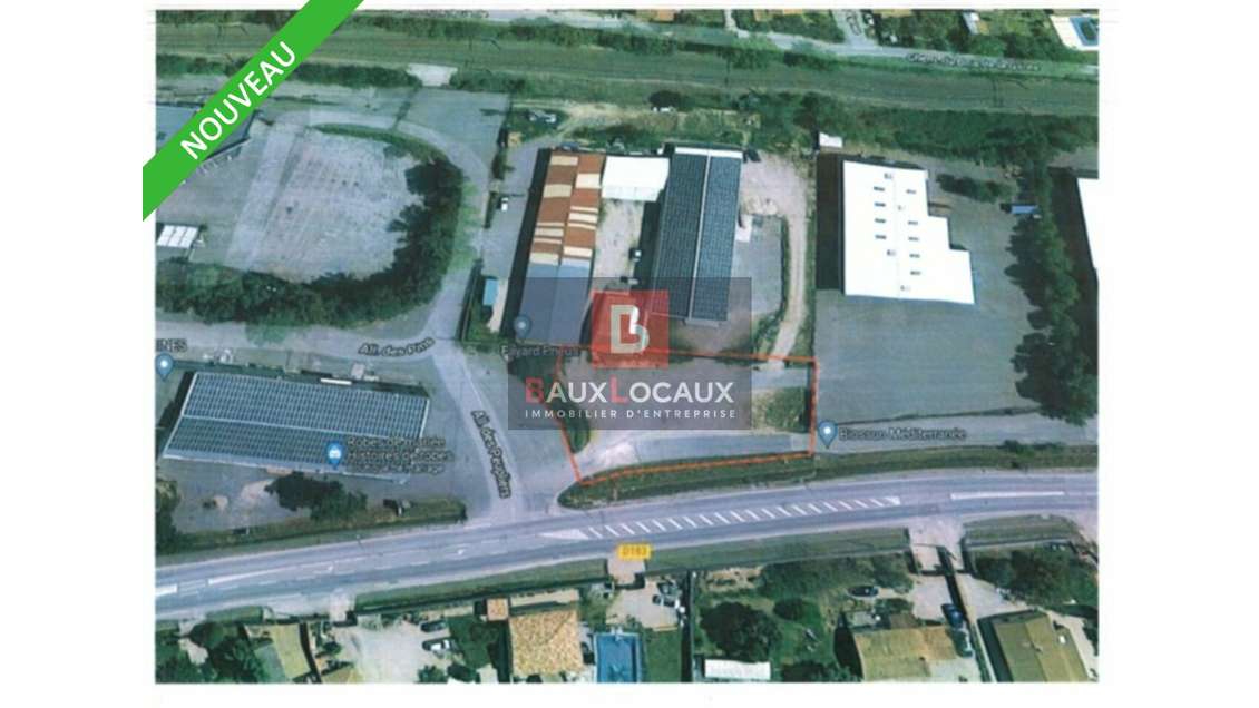 Terrain 634m² à louer ZA Bédarrides 