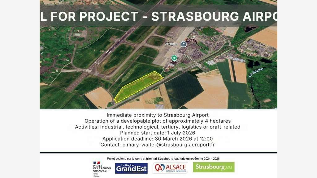 Terrain de 39 882m² à louer à Holtzheim (67)