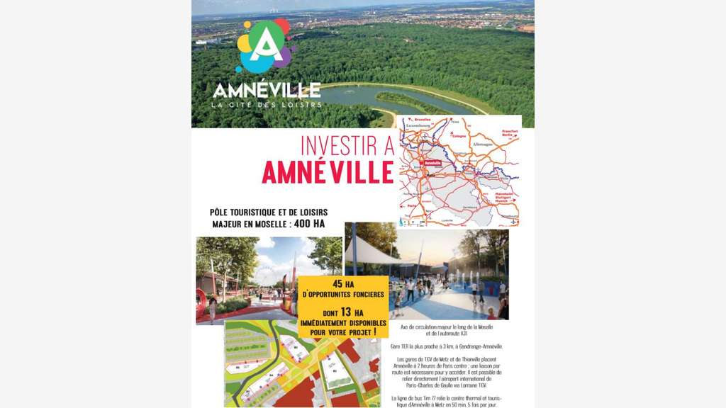 Vente terrains pôle de loisirs Moselle(57)