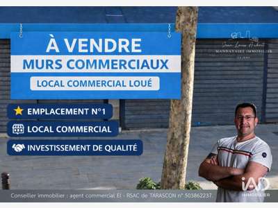 Vente local commercial de 62m² à Châteaurenard