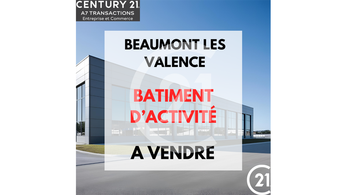 AV bâtiment d'activité à ZA Beaumont les Valence