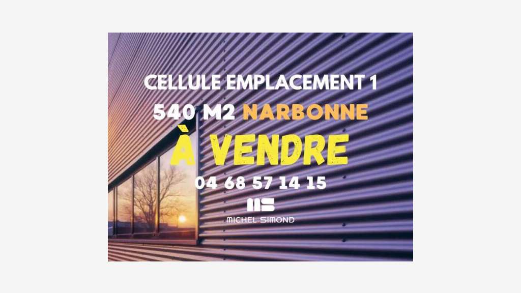 Vente boutique de 540m² sur axe passant à Narbonne