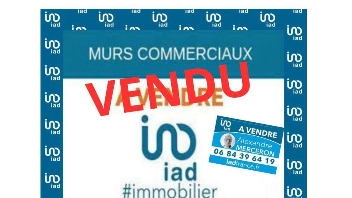 Vente local commercial 57m² en angle Cap-d-Antibes