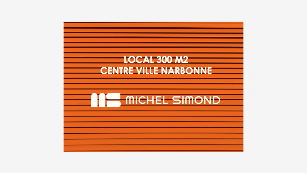 Vente local commercial 292m² à Narbonne centre
