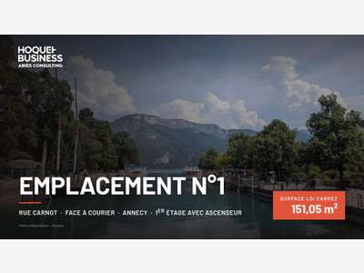 EXCLUSIVITÉ local professionnel 151m² R+1 Annecy