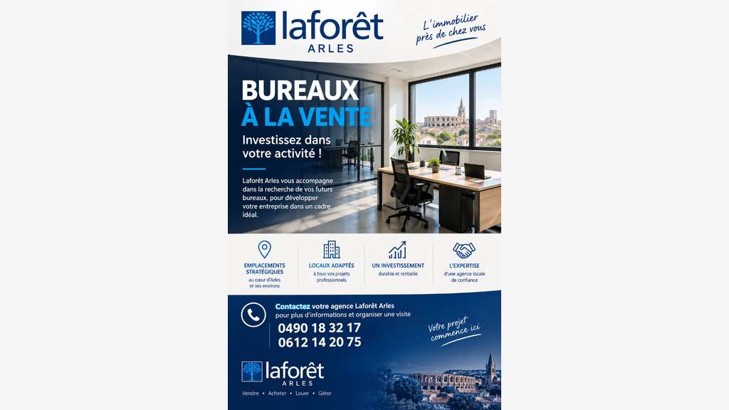 A VENDRE - Bureaux - Arles - 96 m2