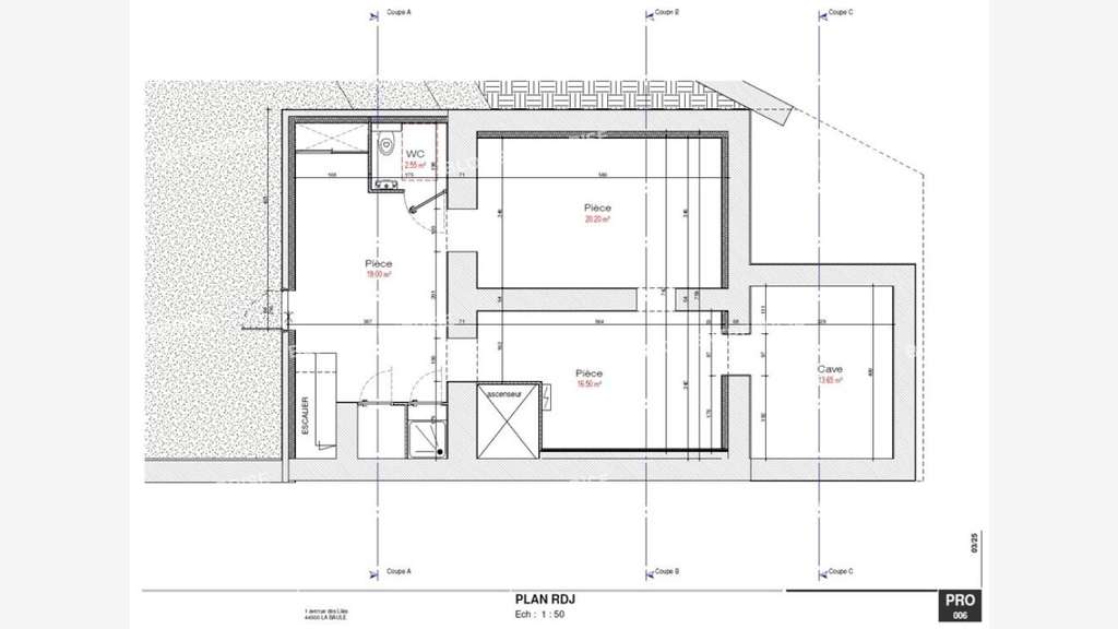 A vendre locaux 219m² face au pont du Pouliguen