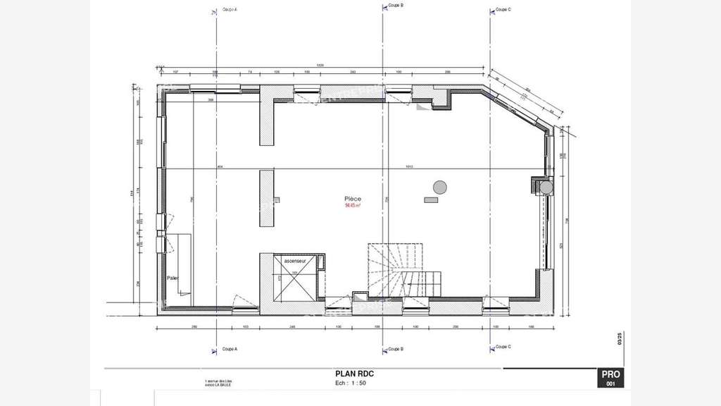 A vendre locaux 219m² face au pont du Pouliguen