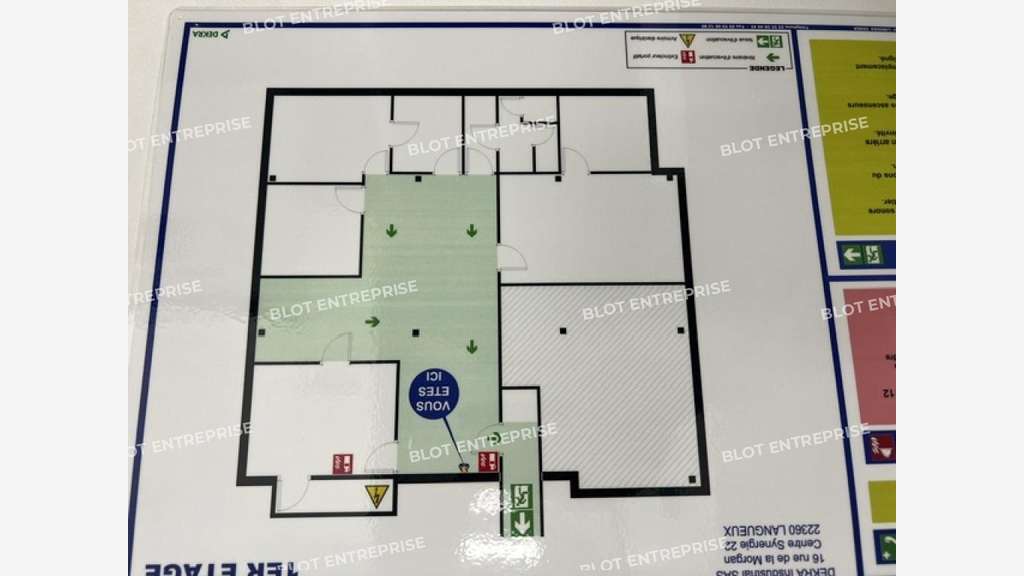 À vendre bureaux 186m² en partie loués à Langueux