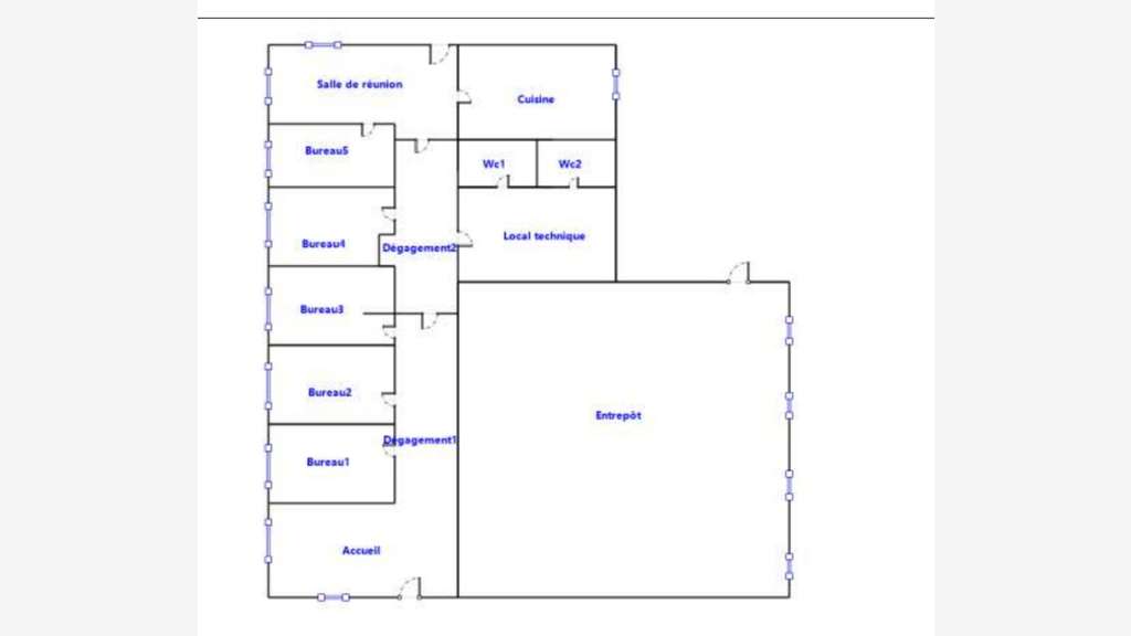 LOCAUX COMMERCIAUX / BUREAUX 250m²