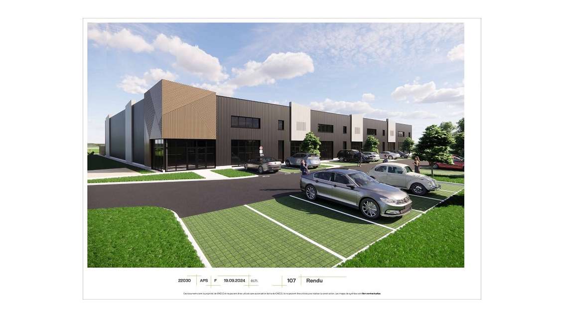 Vente cellule neuve 494m² St-Nazaire Zone de Brais