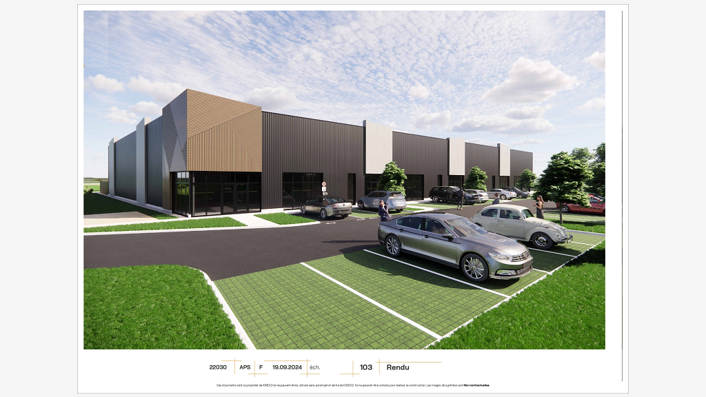 Vente cellule 503m² à Saint-Nazaire Zone de Brais