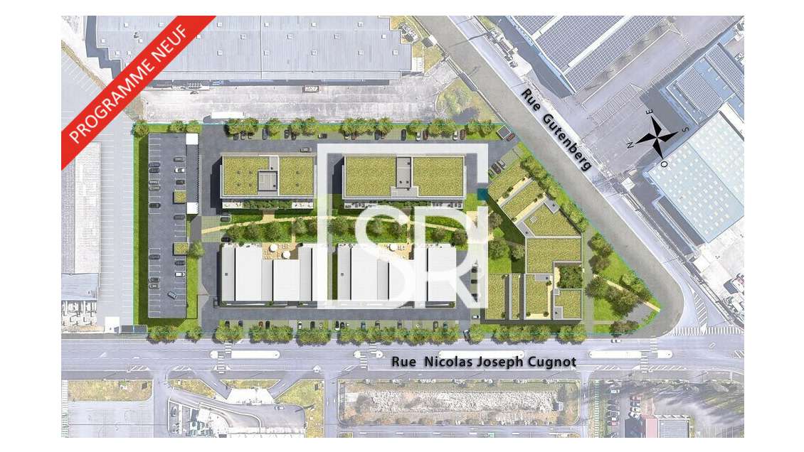 Vente bureaux divisibles 1253m² à Clermont-Ferrand