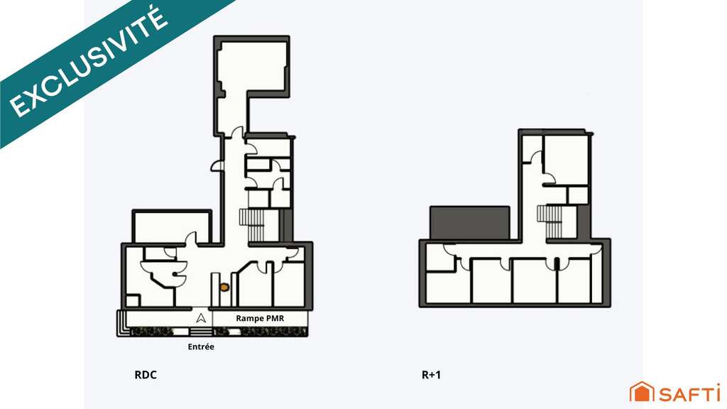 Vente immeuble commercial 295m² au coeur d'Ablis