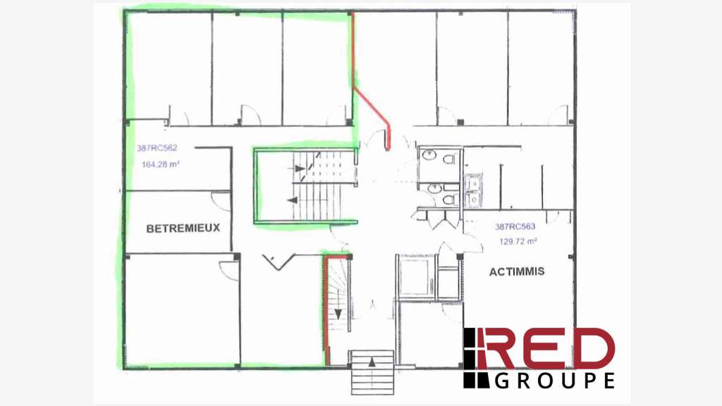 Vente bureau 164m² Pole d'Activité Aix en Provence