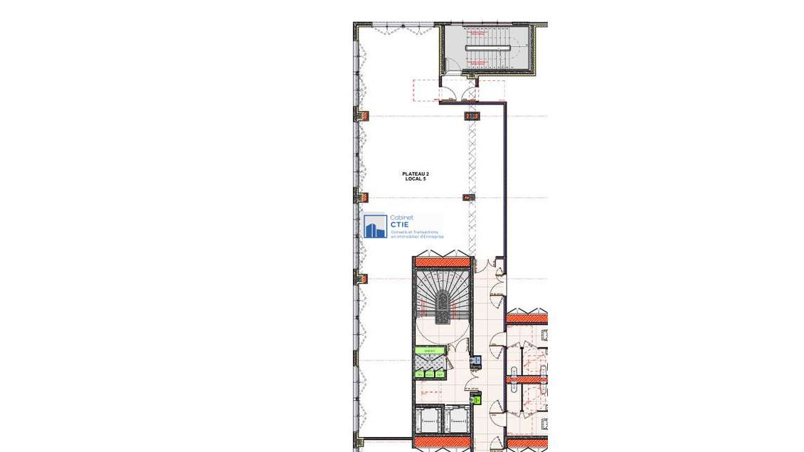 À vendre bureaux de 179,14m² à Angers