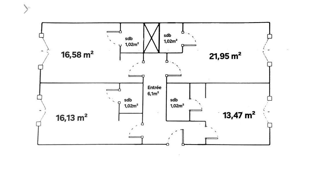 Vente bureaux 156m² proche gare à Annecy