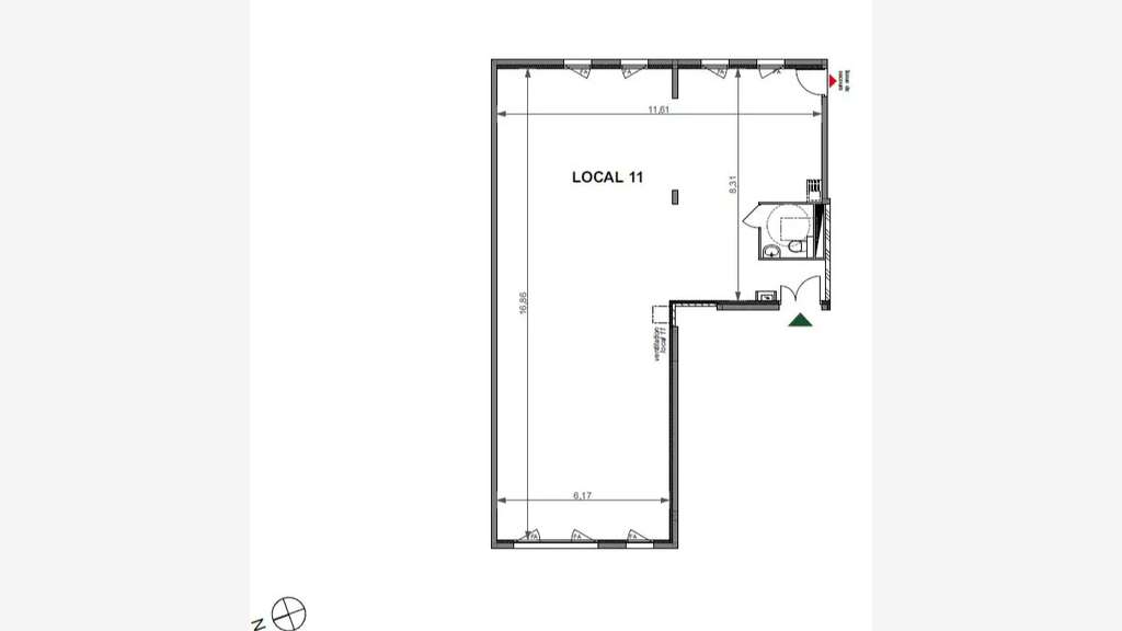 A vendre bureaux 301m² divisible  R+2 Aubagne
