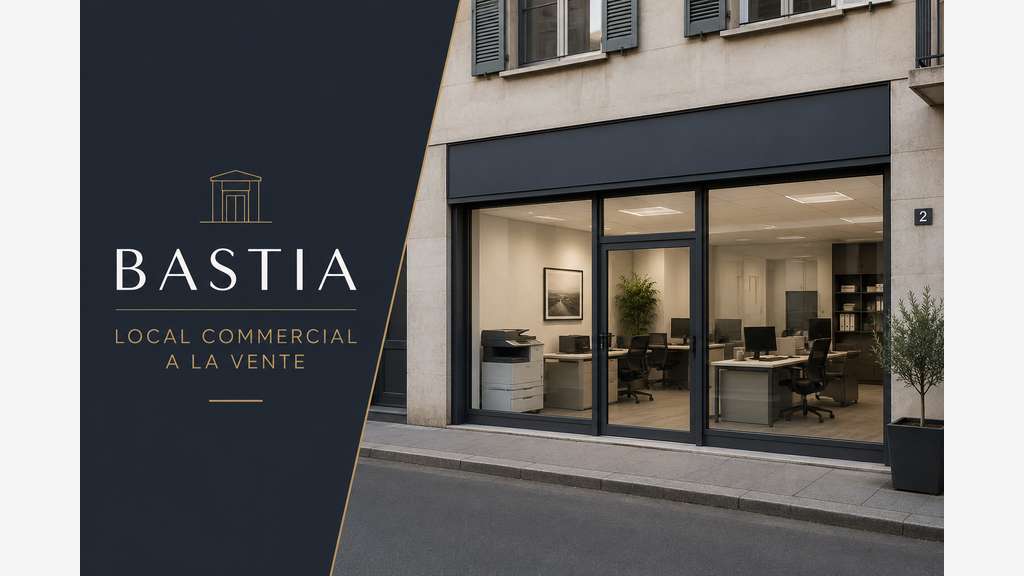 Vente local commercial bureaux 6 pièces à Bastia