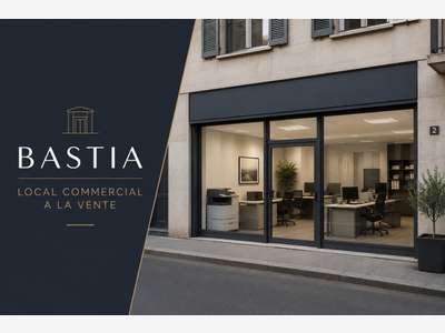 Vente local commercial bureaux 6 pièces à Bastia