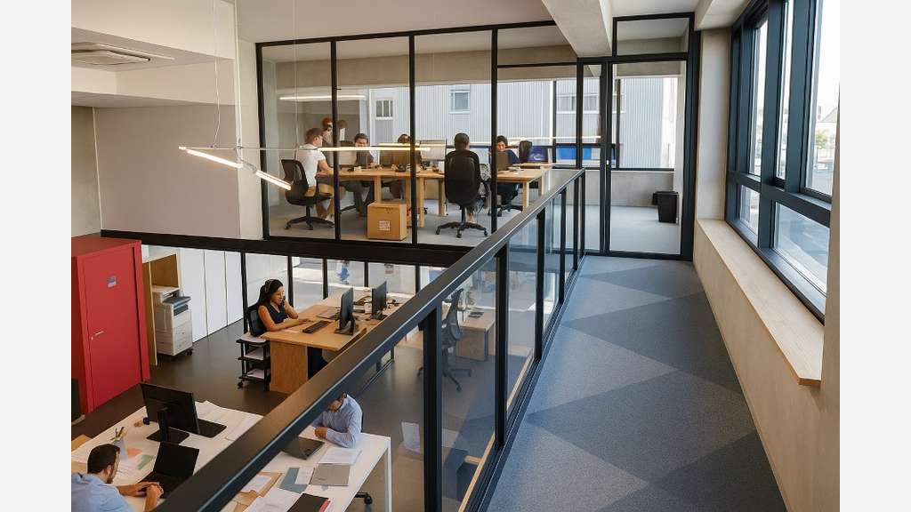 AV bureaux 355m² RDC ERP à Bordeaux Bassins à flot