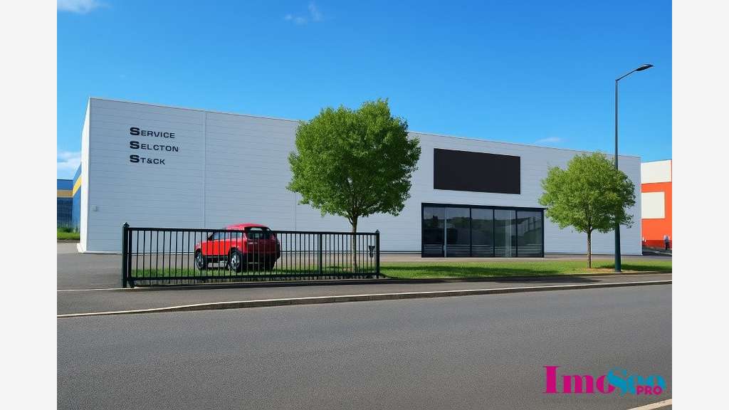 Entrepôt 2230m² à vendre ZAC Bordeaux Lac