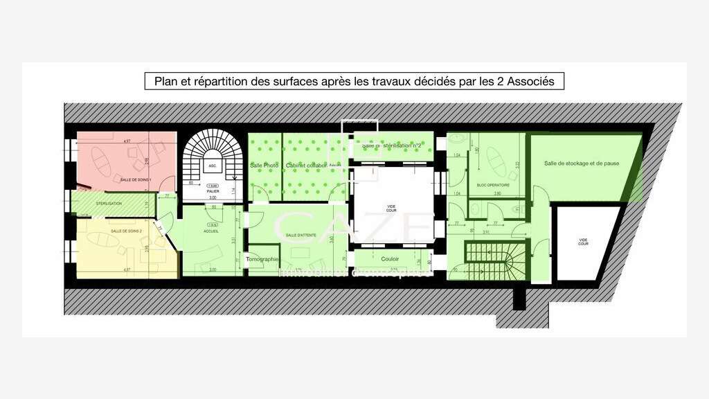 Bureaux de 144m² à vendre à Bordeaux centre